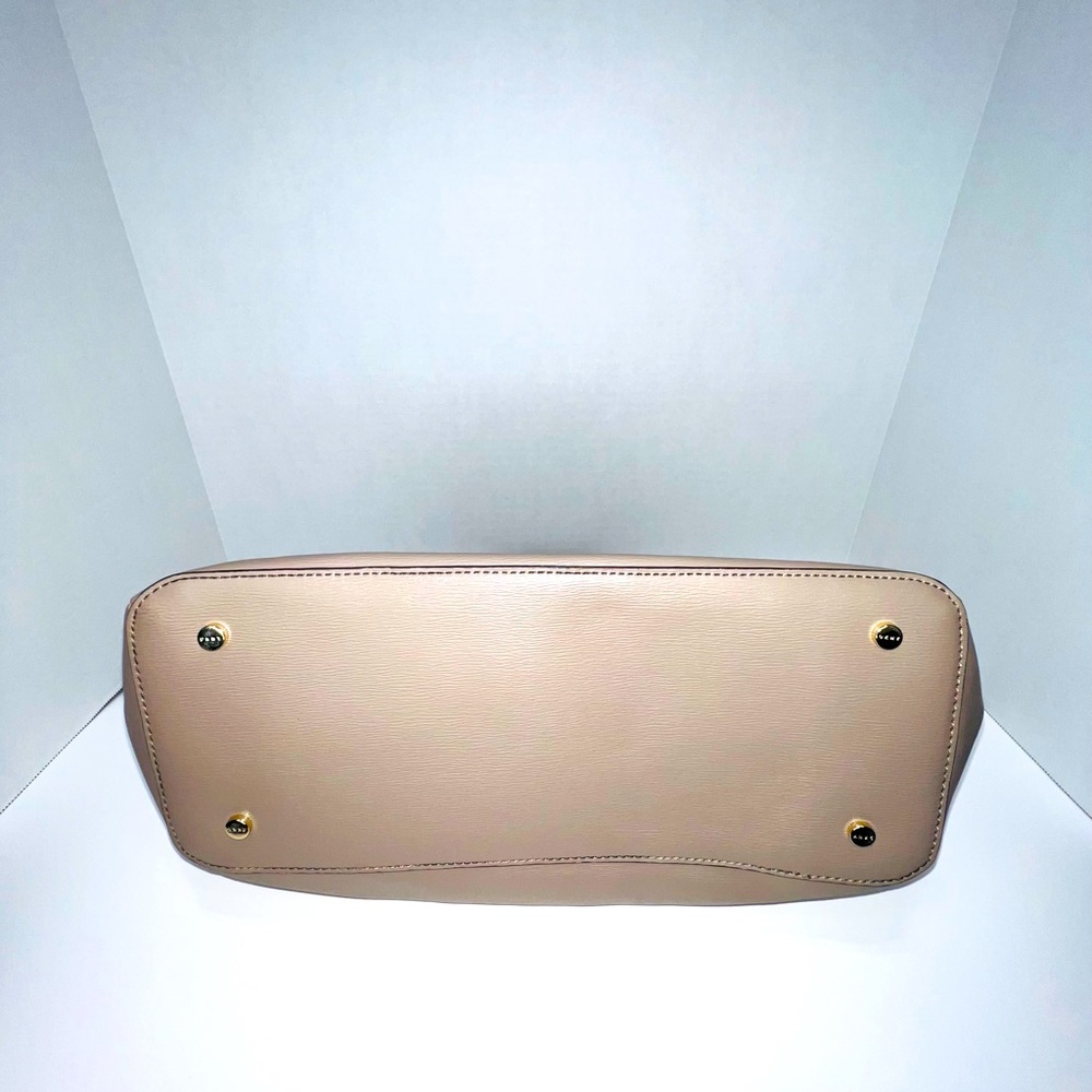 DKNY - Paige Satchel - Dark Tan/Light Khaki Crossbody Bag - Picture 10 of 11